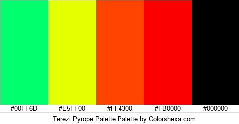 Terezi Pyrope Palette Colors Logo