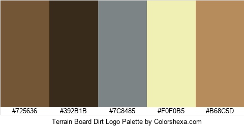 Terrain Board Dirt Logo Colors Logo