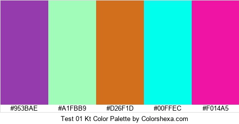 Test 01 Kt Color Colors Logo