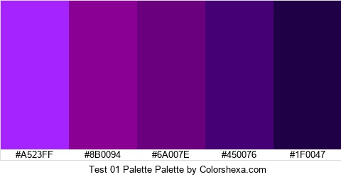 Test 01 Palette Colors Logo