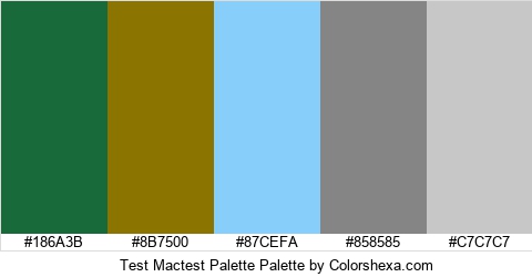 Test Mactest Palette Colors Logo