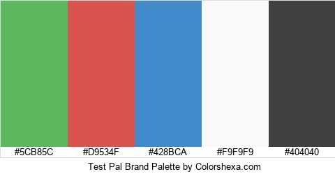 Test Pal Brand Colors Logo