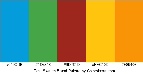 Test Swatch Brand Colors Logo