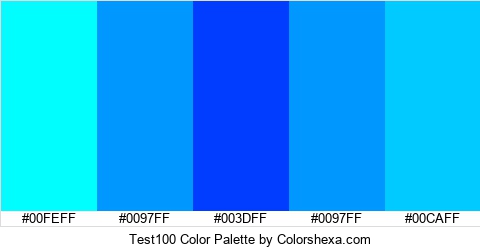 Test100 Color Colors Logo