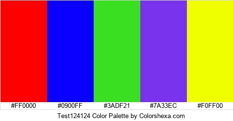 Test124124 Color Colors Logo