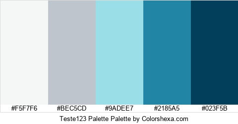 Teste123 Palette Colors Logo