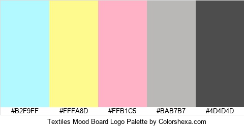 Textiles Mood Board Logo Colors Logo