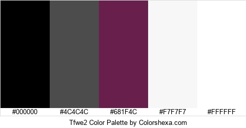 Tfwe2 Color Colors Logo