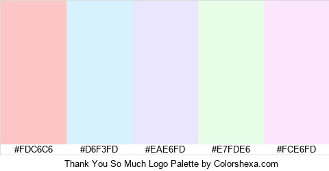 Thank You So Much Logo Colors Logo