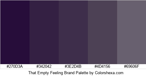 That Empty Feeling Brand Colors Logo