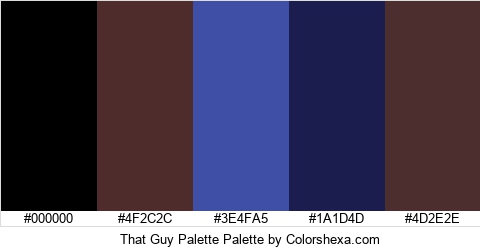 That Guy Palette Colors Logo