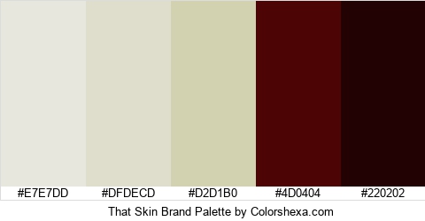 That Skin Brand Colors Logo