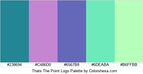 Thats The Point Logo Colors Logo