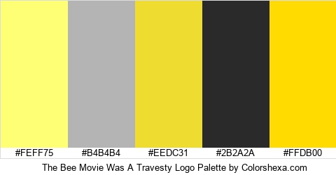 The Bee Movie Was A Travesty Logo Colors Logo