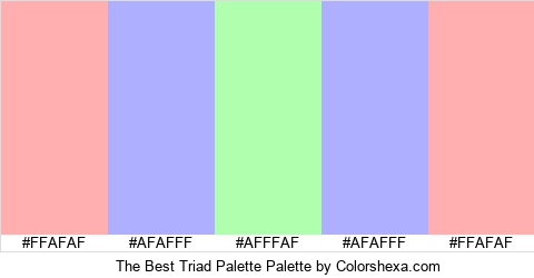 The Best Triad Palette Colors Logo