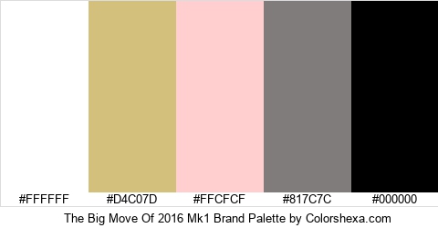 The Big Move Of 2016 Mk1 Brand Colors Logo