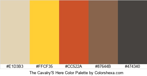 The Cavalry'S Here Color Colors Logo