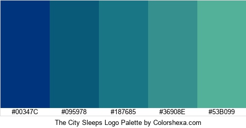 The City Sleeps Logo Colors Logo