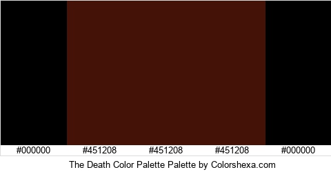 The Death Color Palette Colors Logo