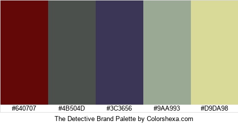 The Detective Brand Colors Logo