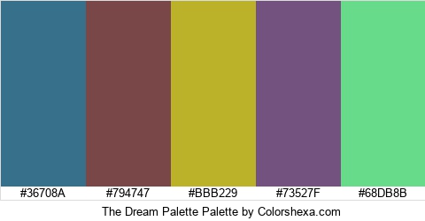 The Dream Palette Colors Logo