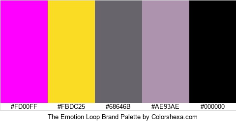 The Emotion Loop Brand Colors Logo