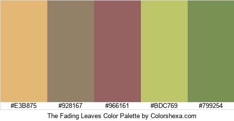The Fading Leaves Color Colors Logo