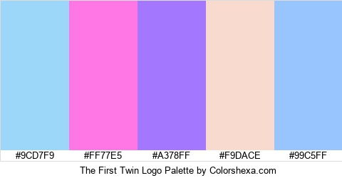 The First Twin Logo Colors Logo