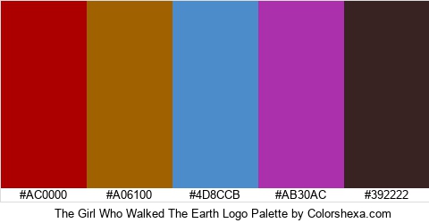 The Girl Who Walked The Earth Logo Colors Logo