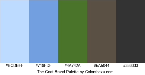 The Goat Brand Colors Logo