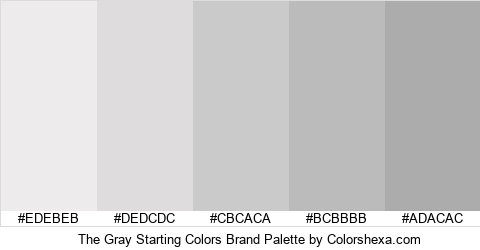 The Gray Starting Colors Brand Colors Logo