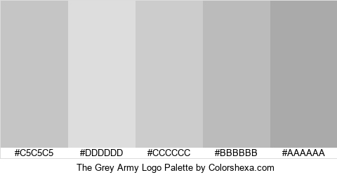 The Grey Army Logo Colors Logo