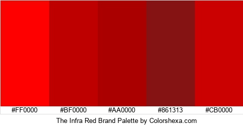 The Infra Red Brand Colors Logo