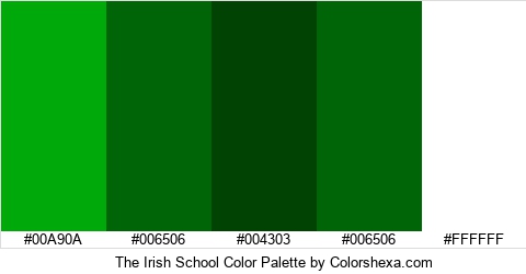 The Irish School Color Colors Logo