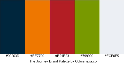 The Journey Brand Colors Logo