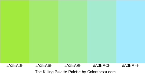 The Killing Palette Colors Logo