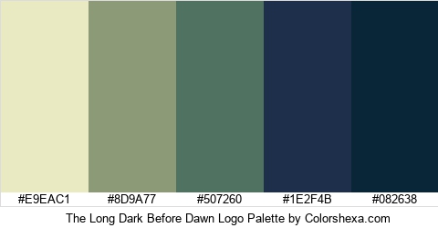 The Long Dark Before Dawn Logo Colors Logo