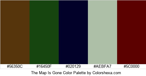 The Map Is Gone Color Colors Logo