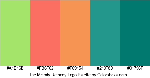 The Melody Remedy Logo Colors Logo