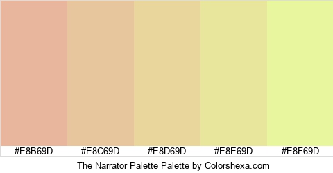 The Narrator Palette Colors Logo