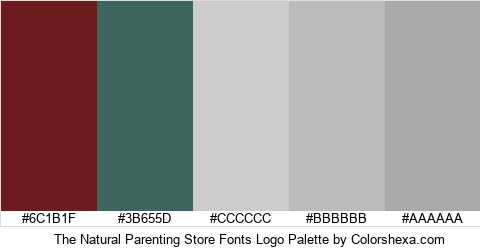 The Natural Parenting Store Fonts Logo Colors Logo