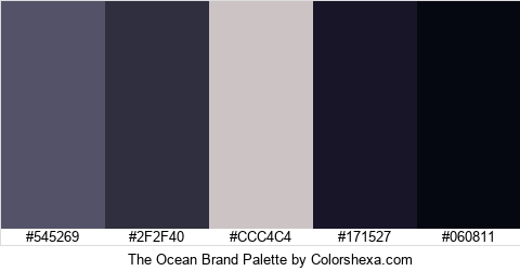 The Ocean Brand Colors Logo