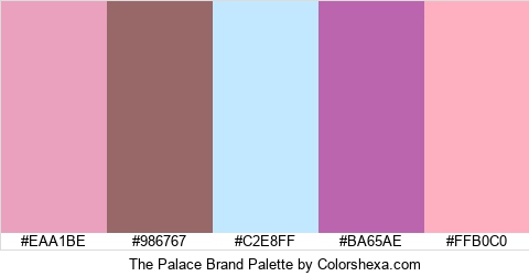 The Palace Brand Colors Logo