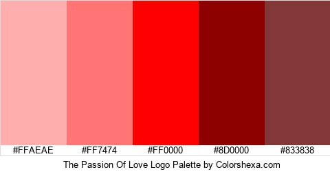 The Passion Of Love Logo Colors Logo