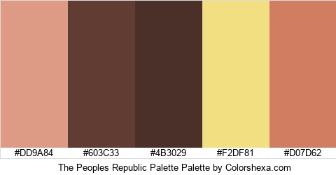The Peoples Republic Palette Colors Logo
