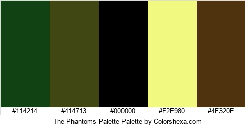 The Phantoms Palette Colors Logo