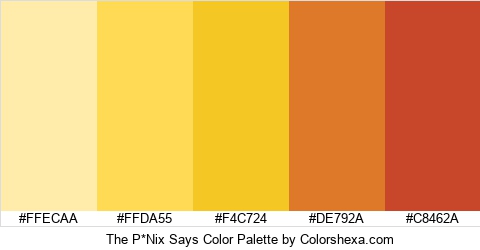 The P*Nix Says Color Colors Logo