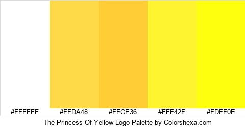 The Princess Of Yellow Logo Colors Logo