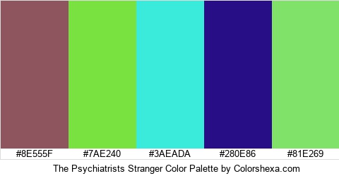 The Psychiatrists Stranger Color Colors Logo