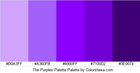 The Purples Palette Colors Logo